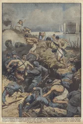 Ein Originaler und Kühner Überfall am Unteren Piave