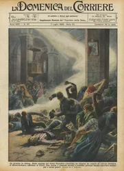 Ein Blitz in der Kirche