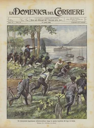 Ein interessantes militärisches Fahrradexperiment entlang des brescianischen Ufers des Gardasees