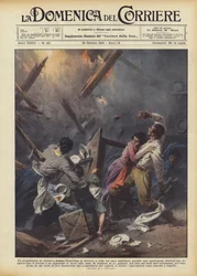 Ein Weinbergbesitzer in Somma Vesuviana war beim Abendessen mit seiner Familie?