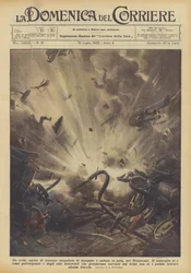 Ein Zug beladen mit dreihundert Tonnen Dynamit explodierte im Transvaal