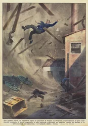 Ein Tornado traf ein Viertel von Casale in Piemont und schleuderte alles umher?