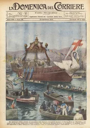 Ein unvergessliches Schauspiel, die Prozession der Eucharistischen Flottille auf dem Meer von Genua