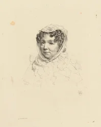 Porträt von Madame Desforges, Devérias Cousine. (IFF 40)