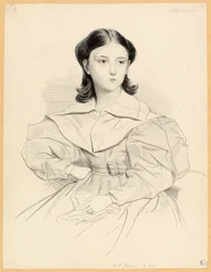 Porträt von Mademoiselle Pacini