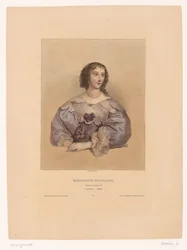 Porträt von Henrietta Maria von Frankreich Berühmte Malermodelle (Serie)