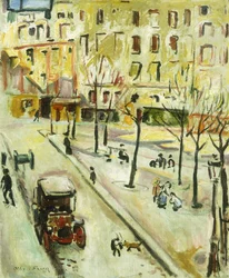 Pariser Straßenszene