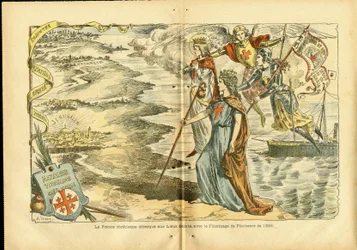 Illustration von Achille Lemot in Le Pelerin