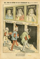 Illustration von Achille Lemot (1846-1909) in Le Pelerin