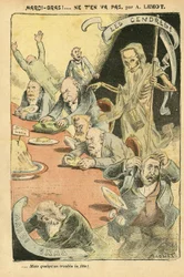 Illustration von Achille Lemot (1846-1909) in Le Pelerin