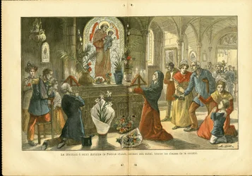 Illustration von Achille Lemot (1846-1909) in Le Pelerin