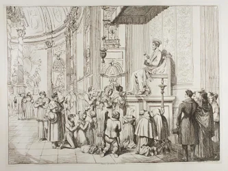 Küssen der Füße des heiligen Petrus