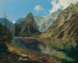 Der Königssee mit dem Watzmann