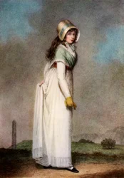 Porträt eines irischen Mädchens, spätes 18. - frühes 19. Jahrhundert, 1910