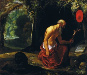 Der heilige Hieronymus in der Wüste
