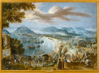 Landung von König Philipp III. in San Sebastian