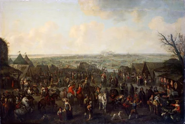 Die Belagerung einer Stadt, 1660