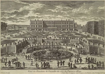 Ansicht von Versailles, Gartenfassade, 1680er Jahre