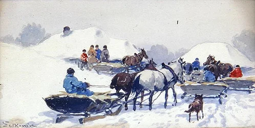 Winter auf dem Land