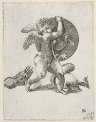 Amor mit den Waffen des Mars, ca. 1547-62