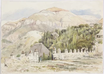 Kirchenumfriedung, Metztitlán, Hidalgo, Mexiko