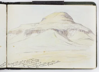 Skizzenbuch mit Aquarellen, Zeichnungen und Notizen, Mexiko, 1896-1898