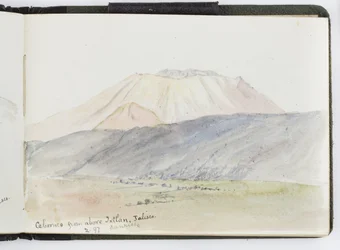 Skizzenbuch mit Aquarellen, Zeichnungen und Notizen, Mexiko, 1896-1898