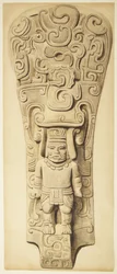 Steinrelief aus Veracruz, Mexiko