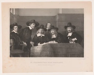 De Staalmeesters: das Kollegium der Staalmeesters (Waardijns) der Amsterdamer Tuchmacherzunft