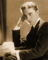 Porträt von Charlie Chaplin