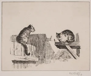 Die zwei Katzen