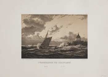 In der Turmrinne bei Christiansø