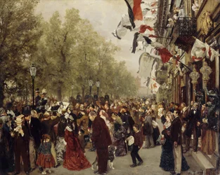 Abreise König Wilhelms I. zur Armee am 31. Juli 1870