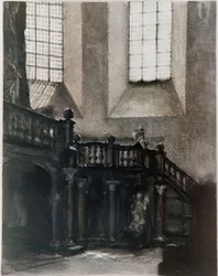 Blick auf eine barocke Orgelempore