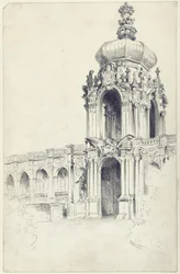Das Kronentor des Zwingers in Dresden