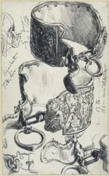 Hundehalsband für einen "Saupacker" aus dem 17. Jahrhundert, Historisches Museum, Dresden