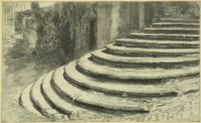 Portaltreppe der Maria-Magdalenen-Kirche in Karlsbad