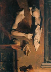 Atelierwand, 1852