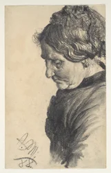 Studie einer Frau