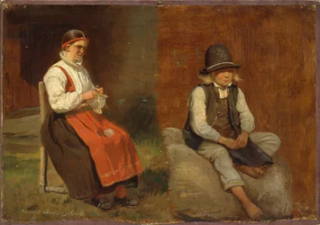 Figurenstudien aus Mora in Schweden