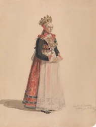Ingeborg Andresdatter Gulsvik als Braut