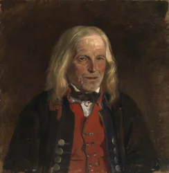Porträtstudie des Bauern Jan Sandve (?)
