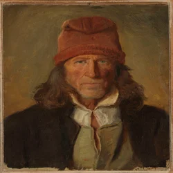 Porträt eines Bauern aus Vossevangen
