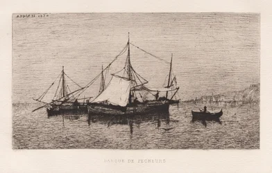 Fischerboot/Küstenfrachtschiff (Italienische Küste)