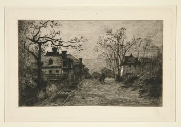 Dorfstraße in Artemare, Ain