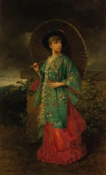 Porträt von Helene von Mecklenburg-Schwerin 1814-1858, Herzogin von Orleans, 1883