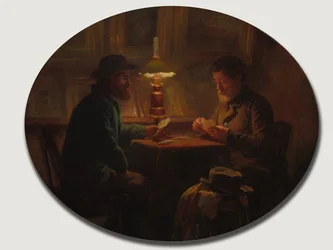 Kartenspiel bei le Père Martin, 1859