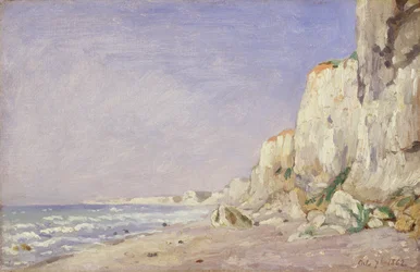 Klippen bei Dieppe, 1862