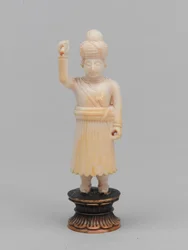 Schwarzer Bauer, Schachfigur, Indien