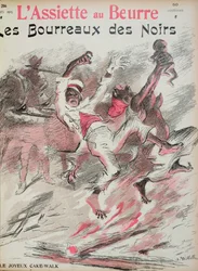 Die Henker der Schwarzen, Titelseite von 